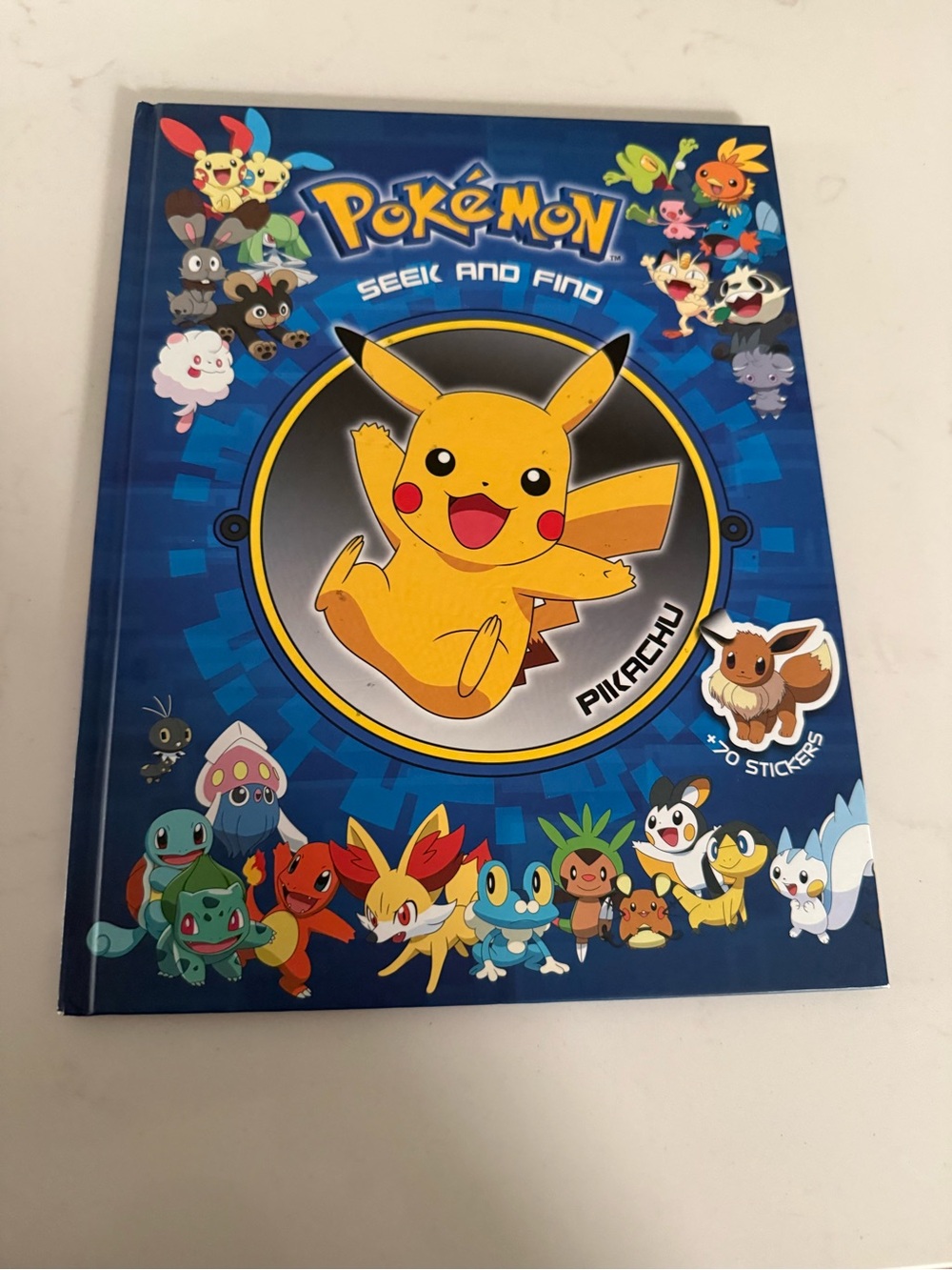 Pokémon Seek and Find Pikachu Hardcover Book